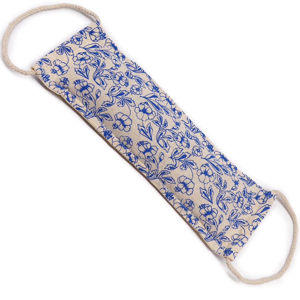 Natural Cotton Wheat Bags – Blue