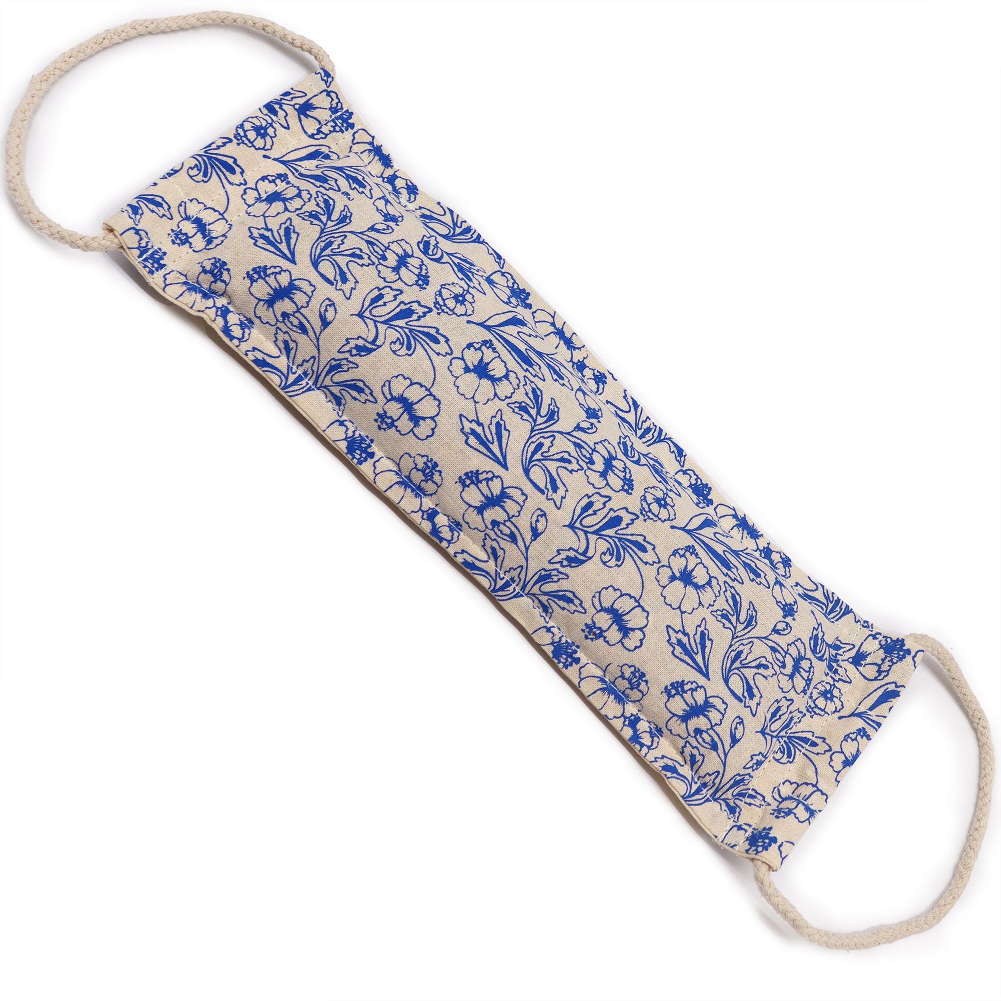 Natural Cotton Wheat Bags – Blue