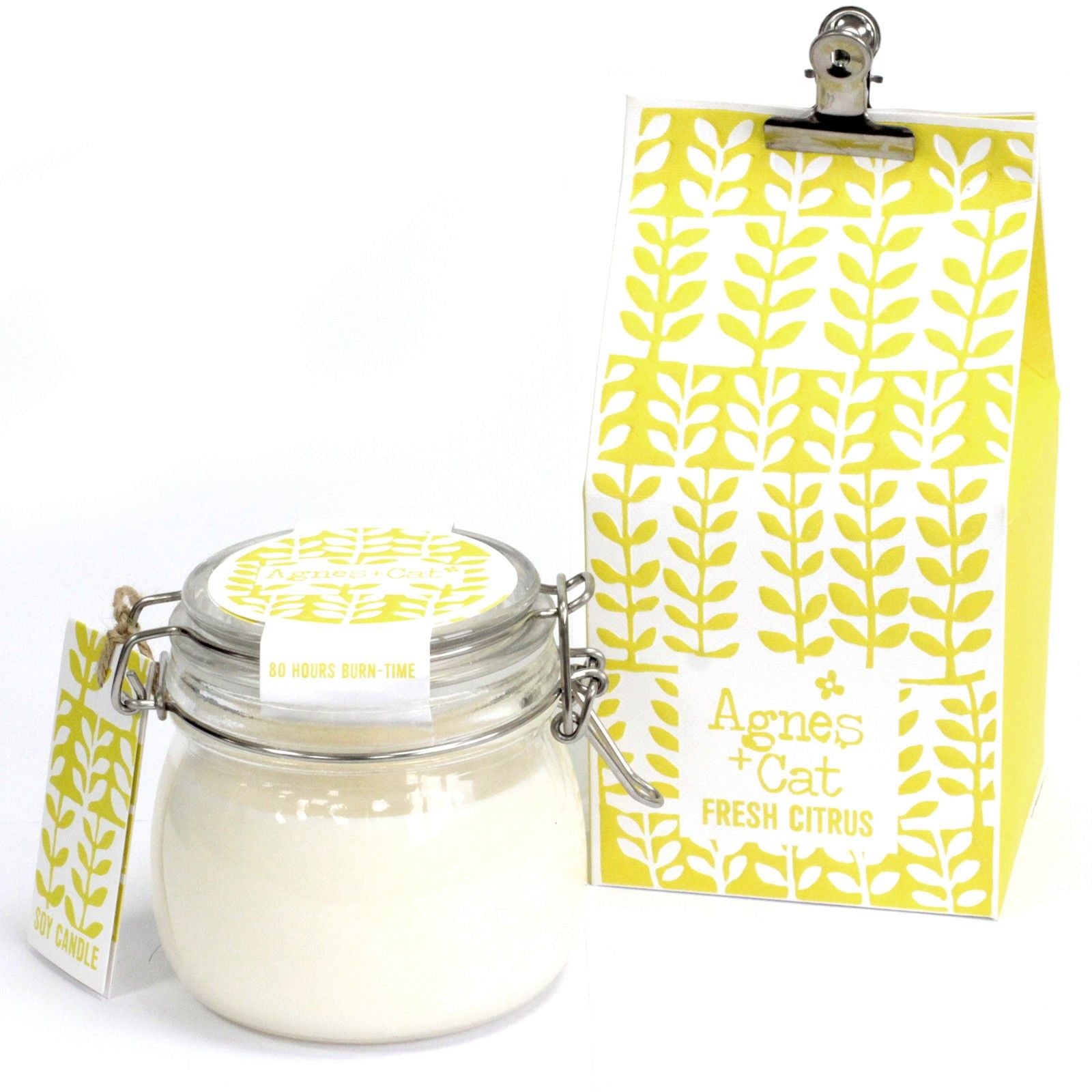 Agnes + Cat Kilner Jar Candle – Fresh Citrus