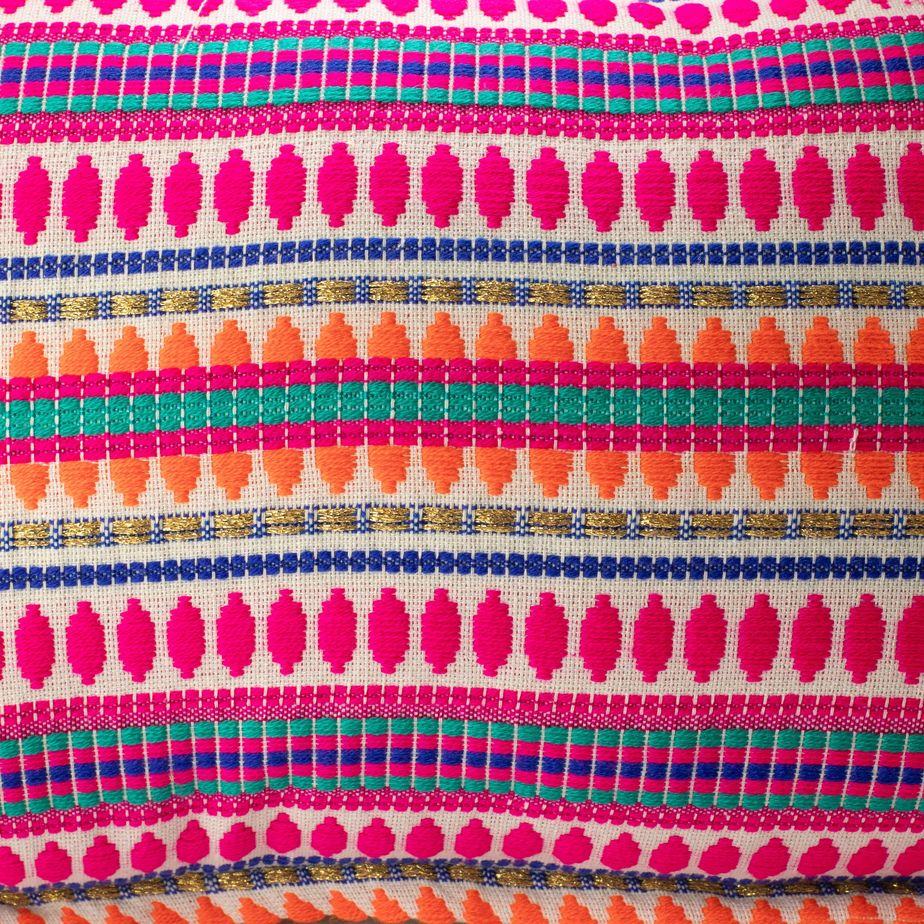 Classic Cushion Cover - Neon Stripes - 30x50cm - Lumber Style