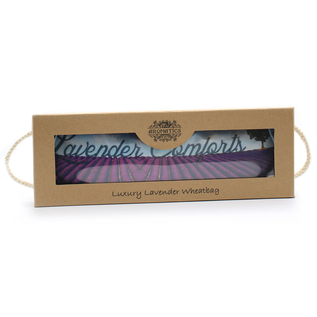 Luxury Lavender Wheat Bag in Gift Box – Lavender Comforts