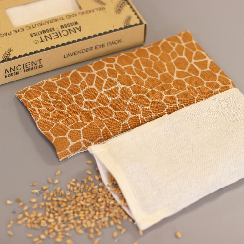 Ancient Wisdom Lavender Eye Pillow – Madagascar Giraffe
