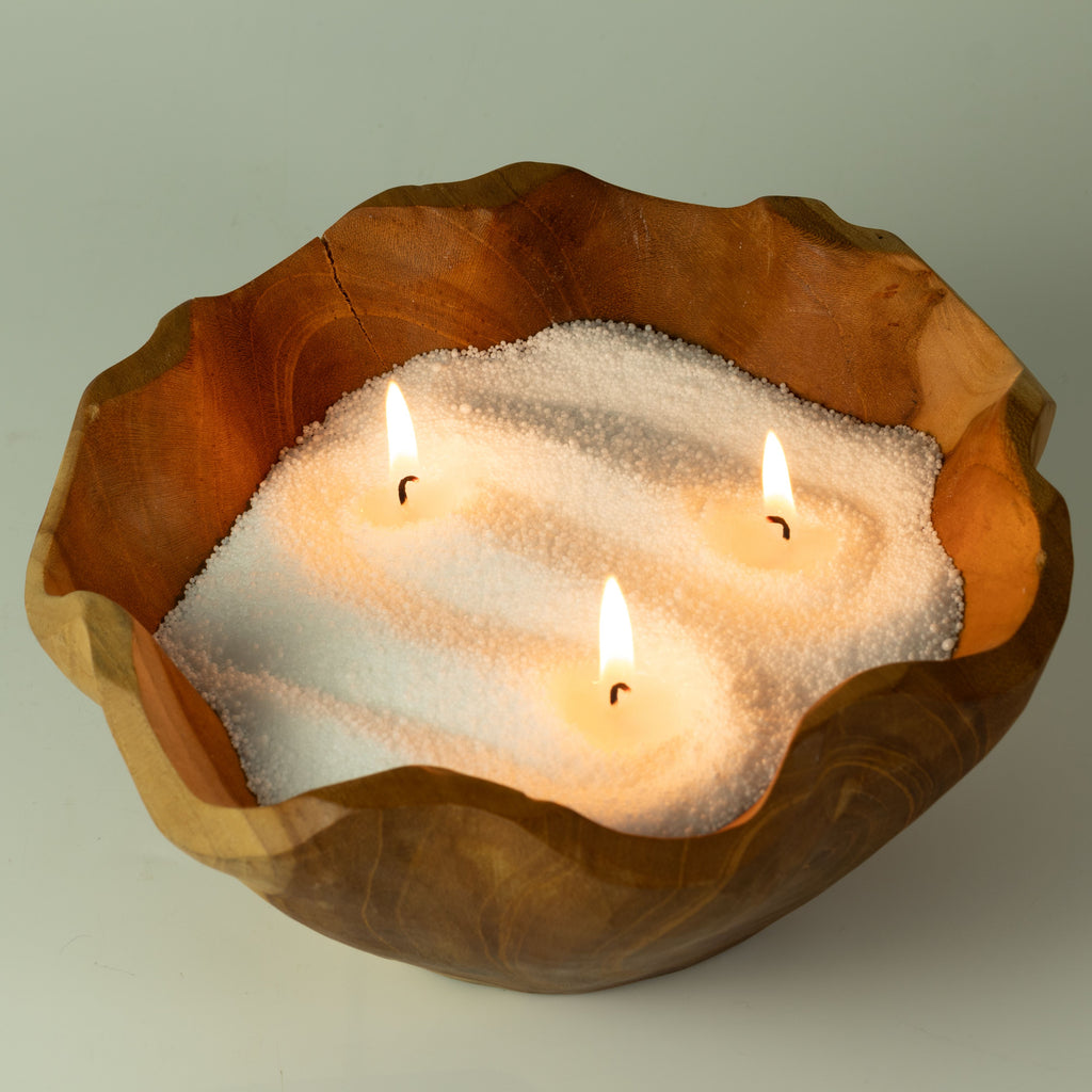 Candle Sand – Mocha Brown Crimson Crystal