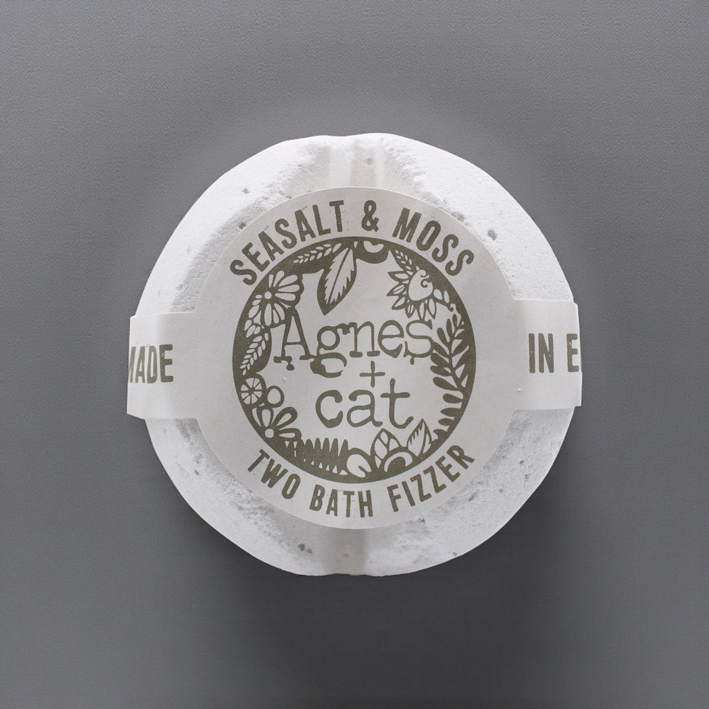 Agnes + Cat Bath Fizzer – Seasalt and Moss