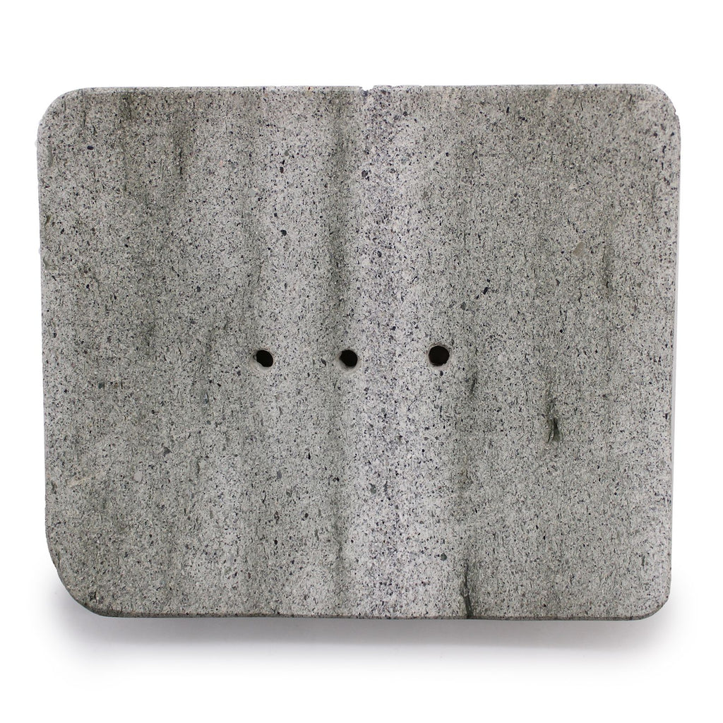 Square Shaped Zeolite Stone Soap Dish