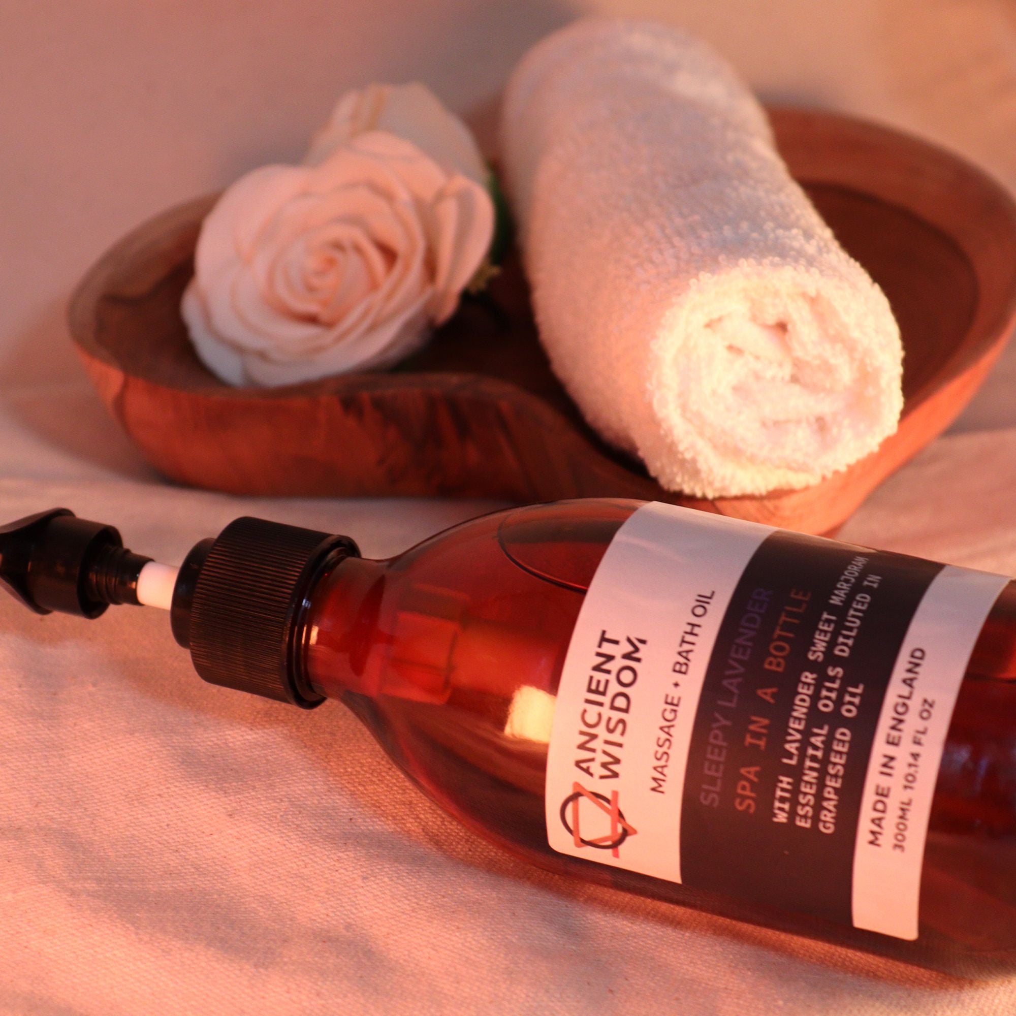 Ancient Wisdom Aromatherapy Massage & Bath Oil – Sleepy Lavender