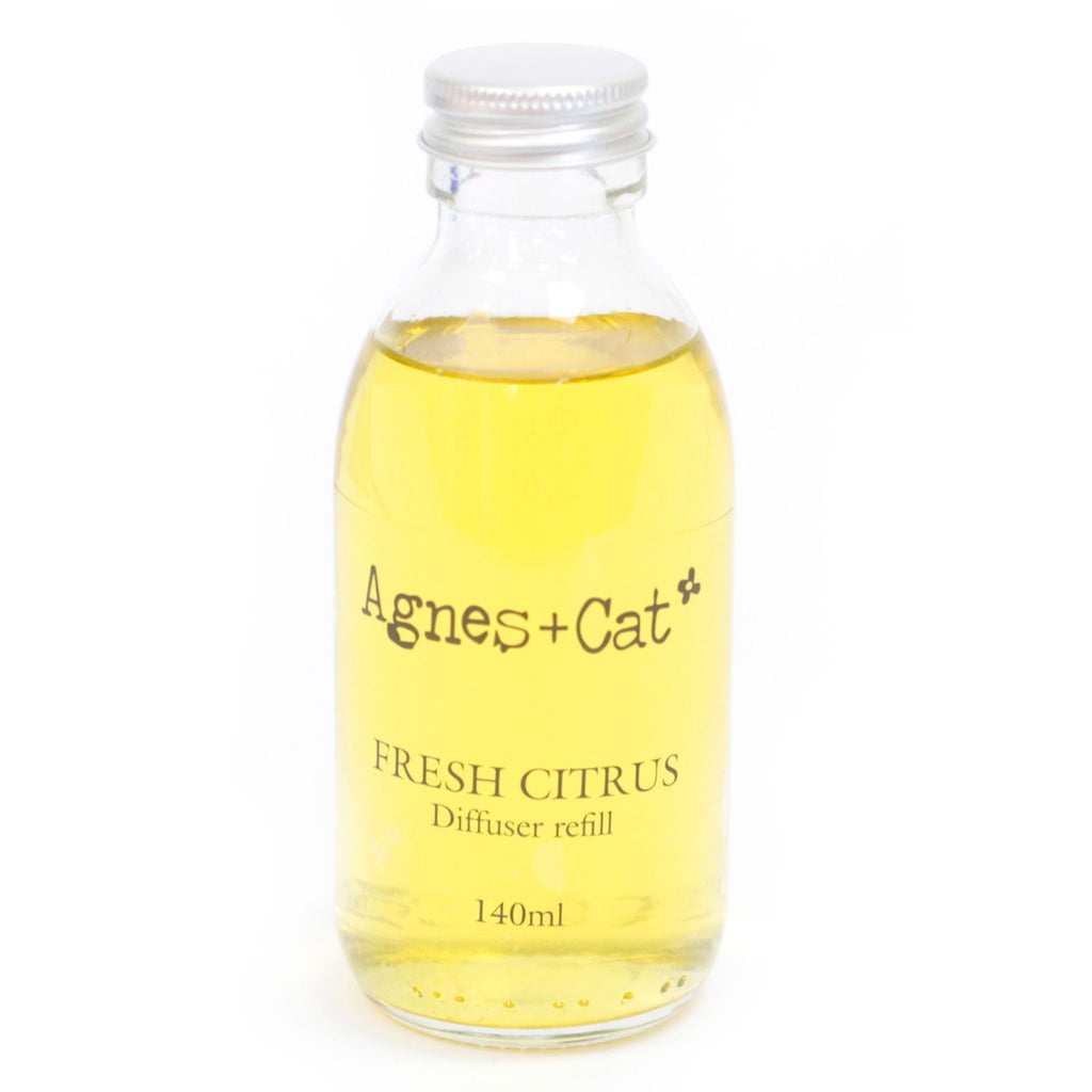 Agnes + Cat Reed Diffuser Refill - Fresh Citrus 140ml