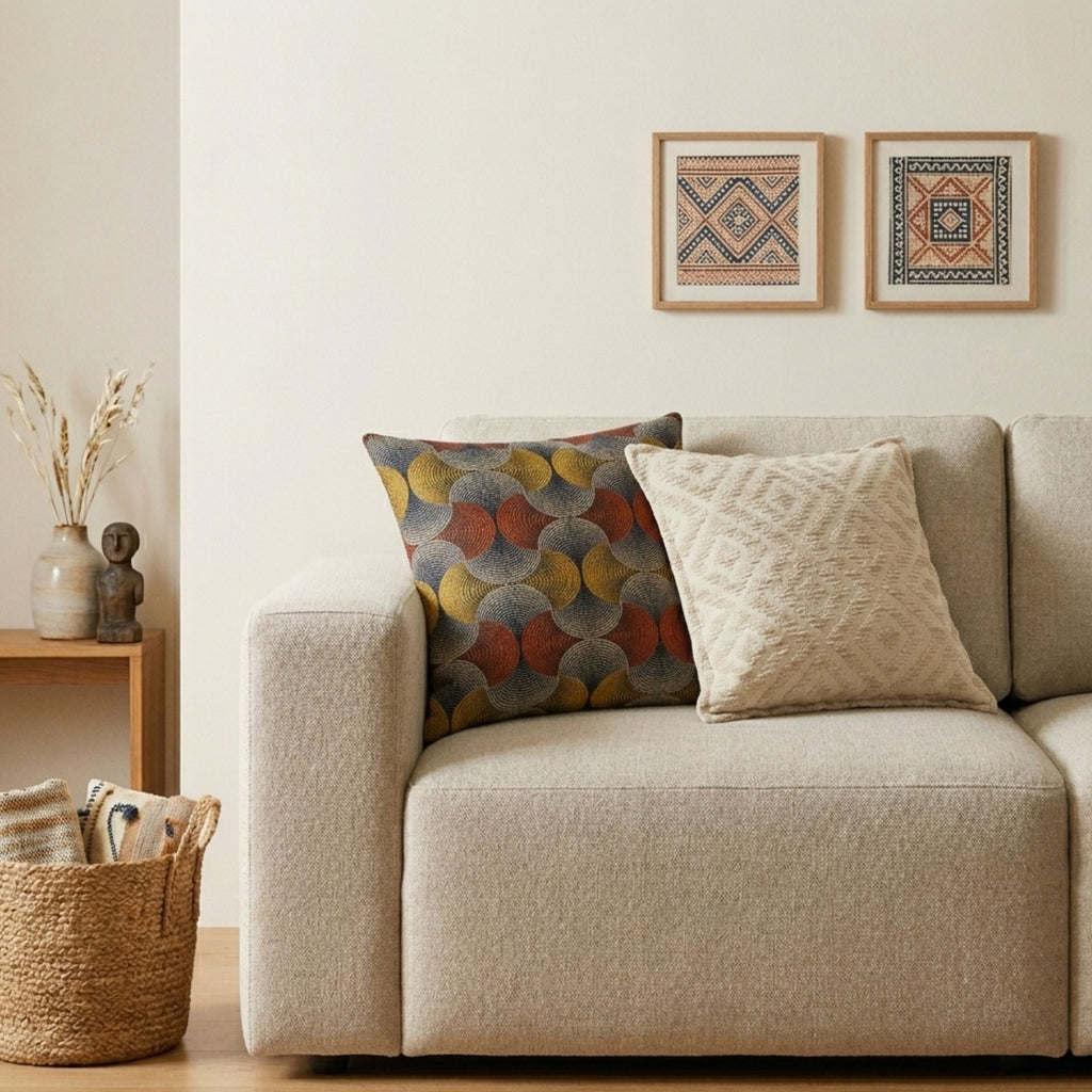 Classic Cushion Cover - Urban Swirl - 45x45cm
