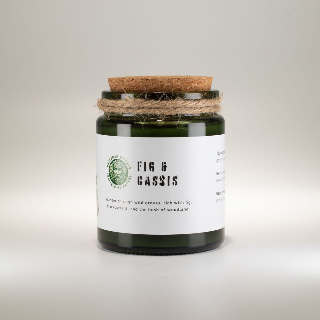 Greenman Woodwick Soy Candle – Fig & Cassis