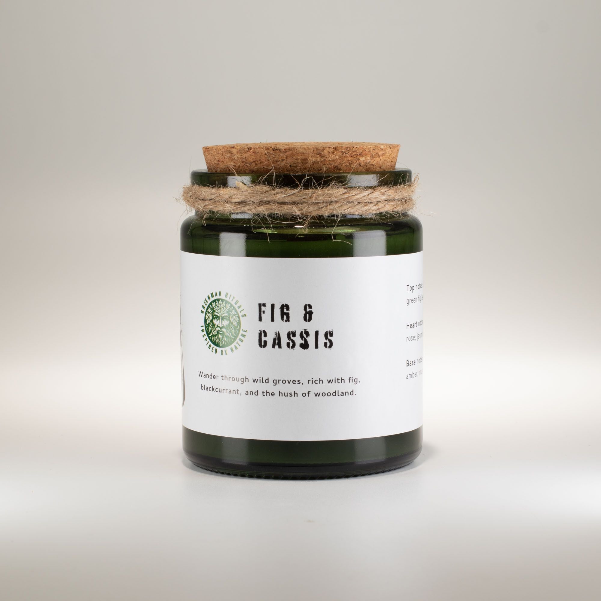 Greenman Woodwick Soy Candle – Fig & Cassis