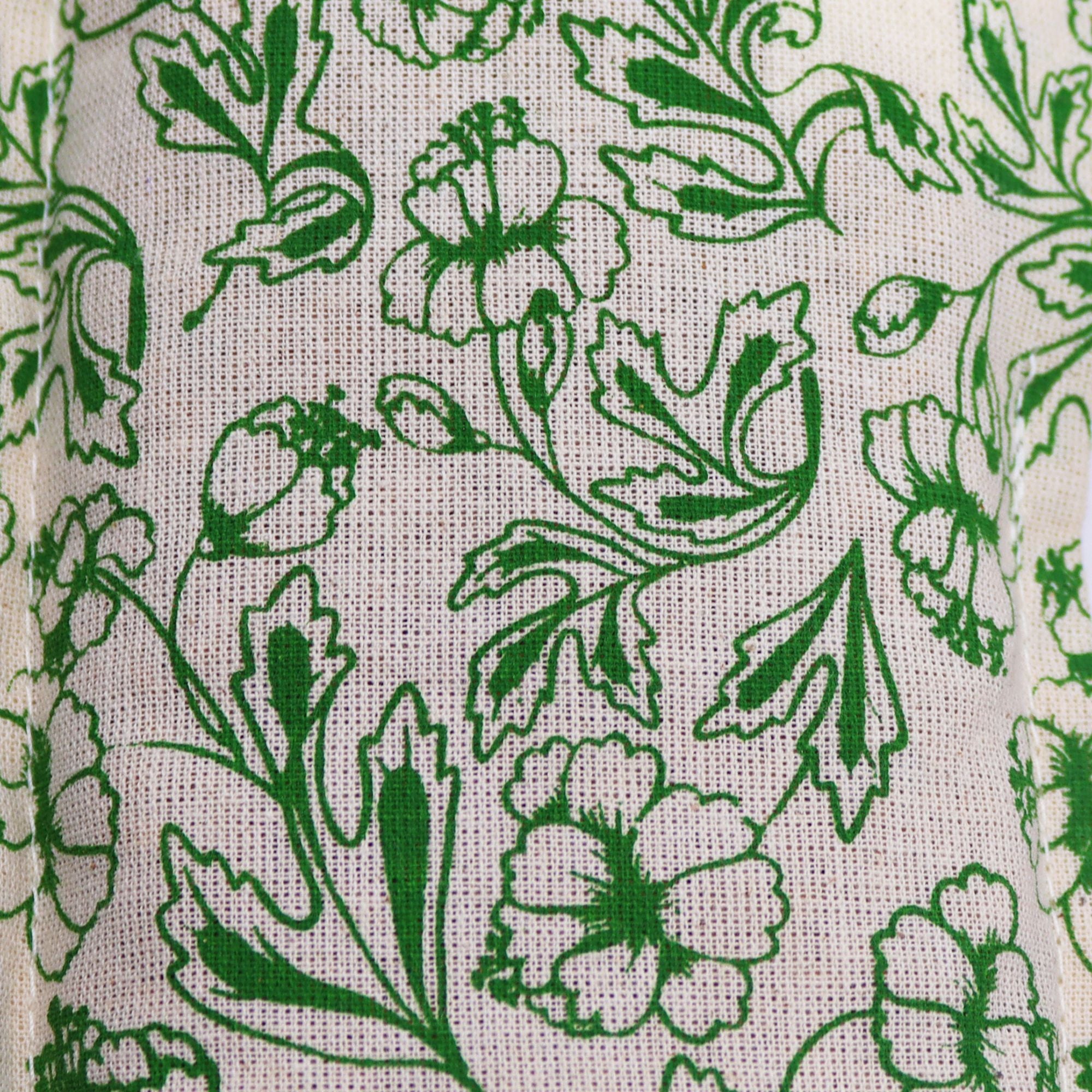 Natural Cotton Wheat Bags – Green
