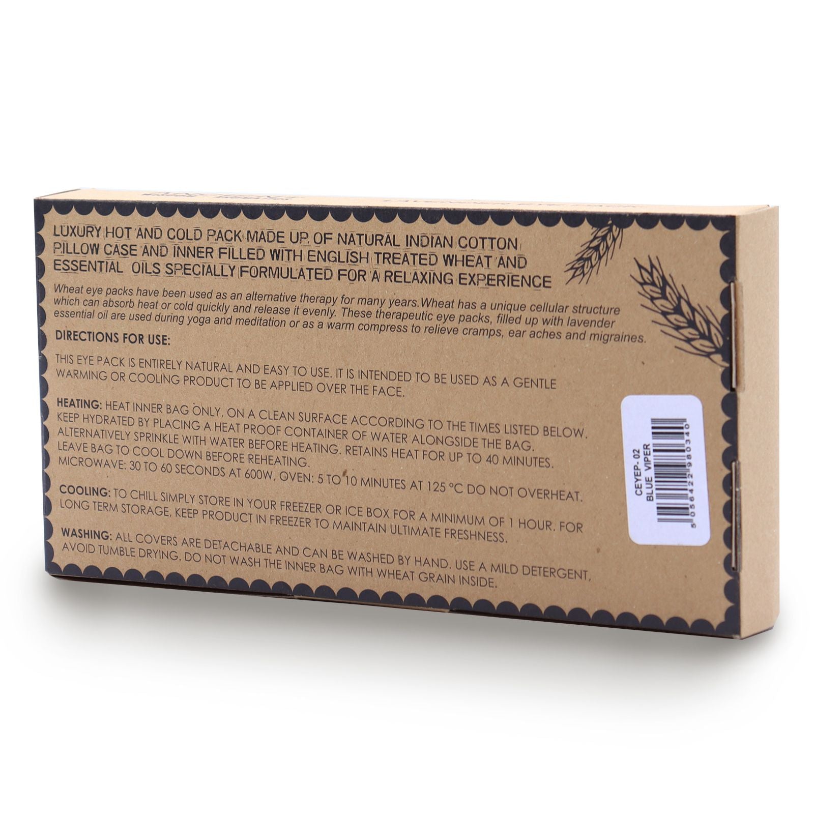 Ancient Wisdom Lavender Eye Pillow – Blue Viper