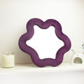 Soft Squiggly Mirror – Star – Mauve (33x31x2.3cm)