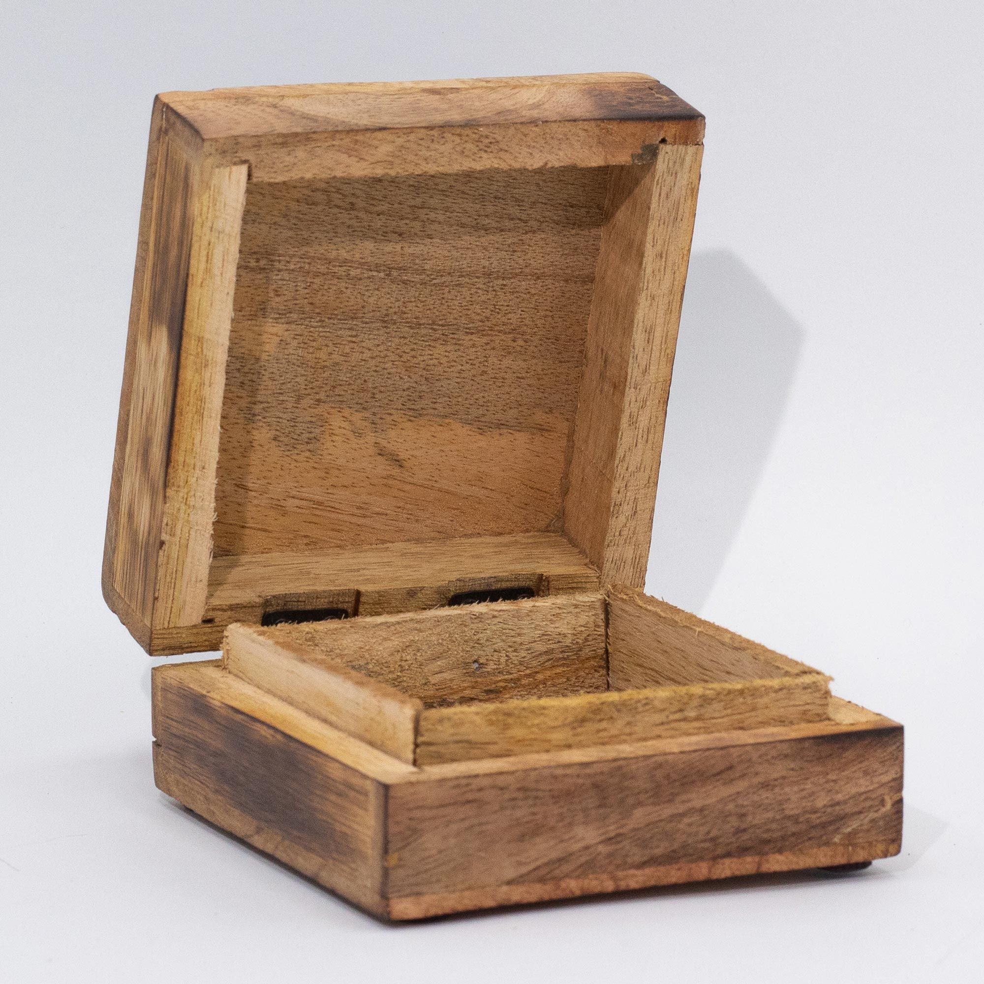 Hop Hare Big Enamelled Square Box - The Sun