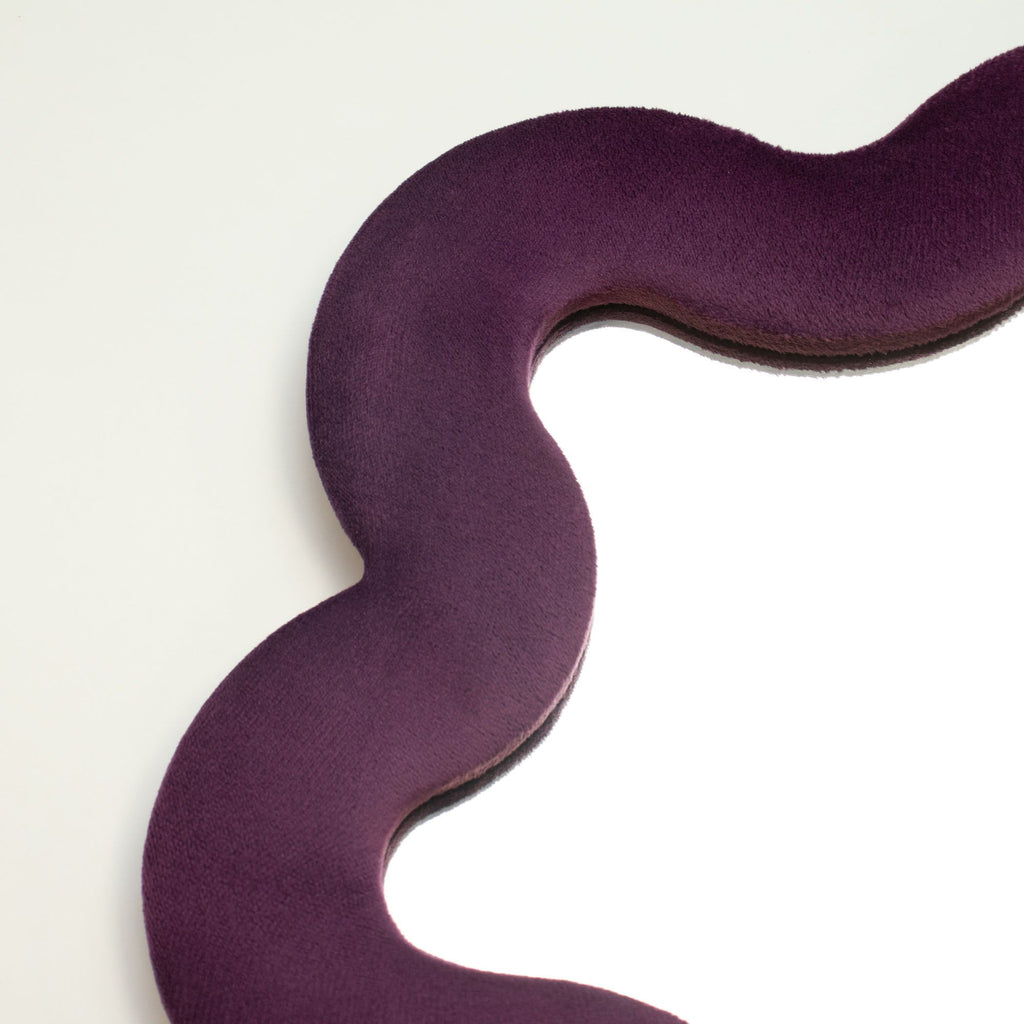 Soft Squiggly Mirror – Star – Mauve (33x31x2.3cm)