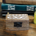 White Washed Wooden Box – Pill Box Slavic Design