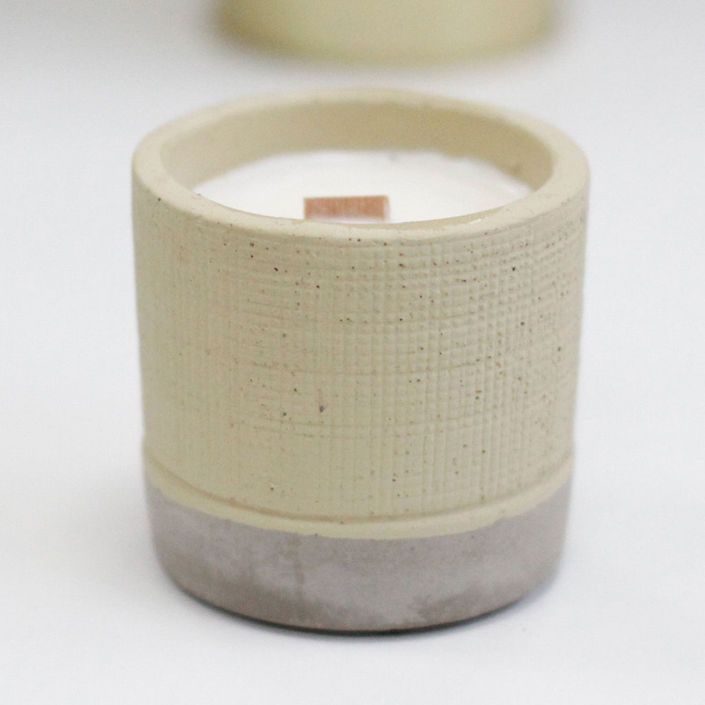 Concrete Wood Wick Candle – Coffee in the Club (Small)