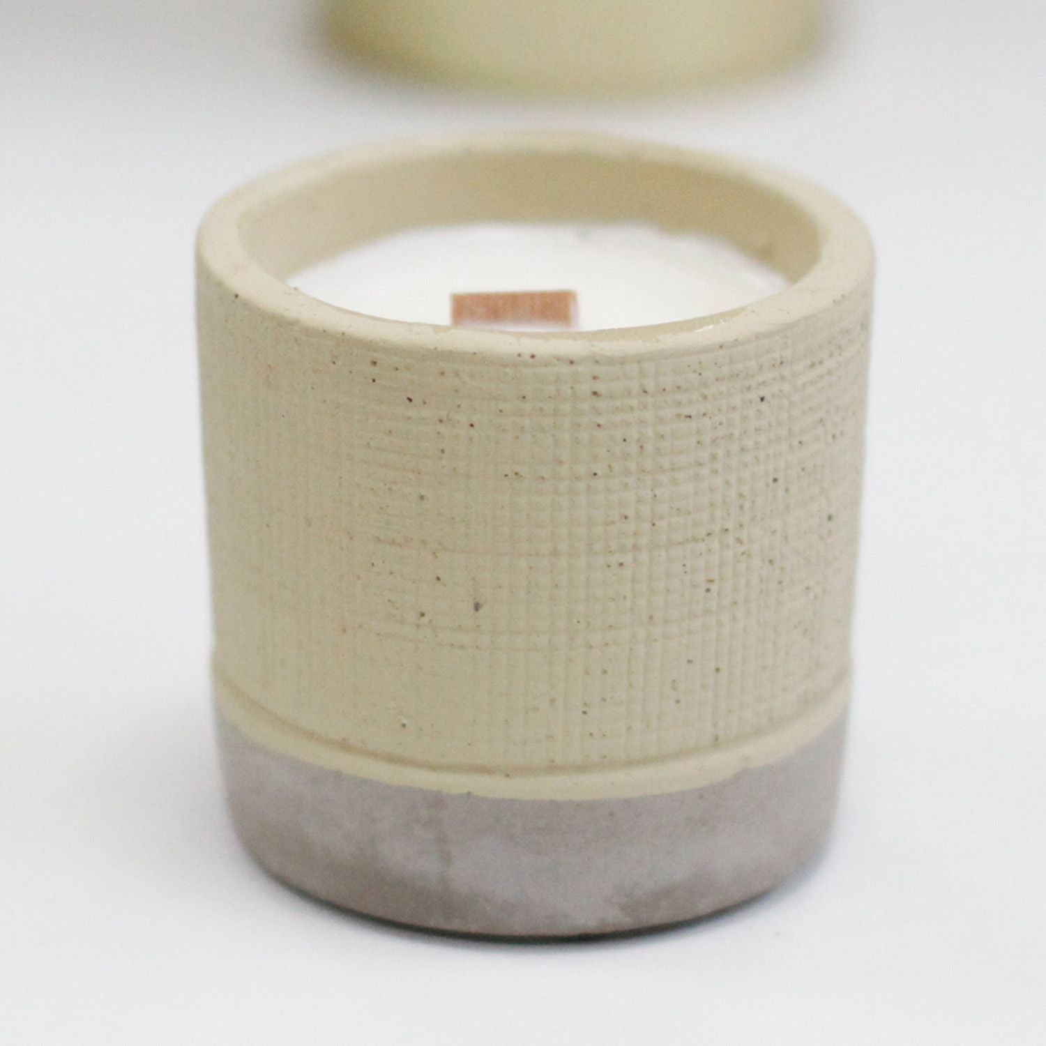 Concrete Wood Wick Candle – Coffee in the Club (Small)