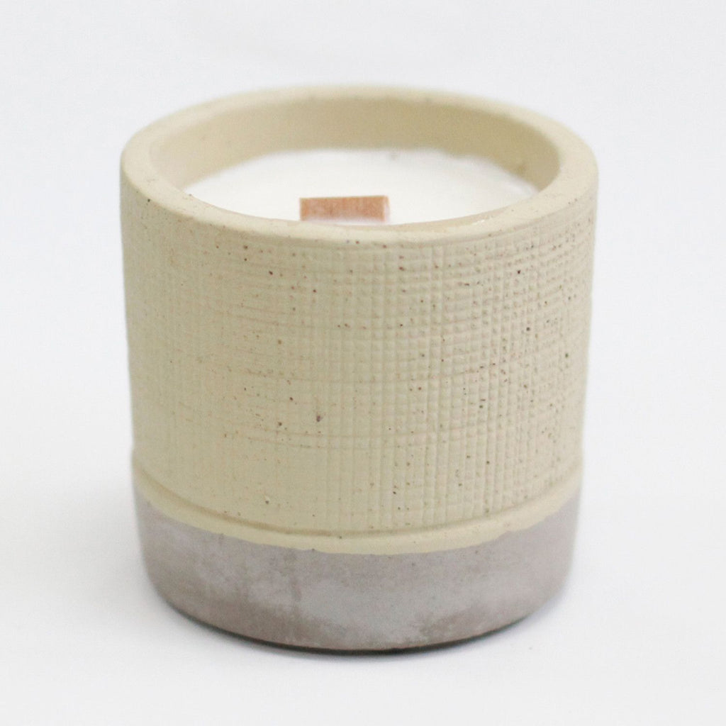 Concrete Wood Wick Candle – Coffee in the Club (Small)