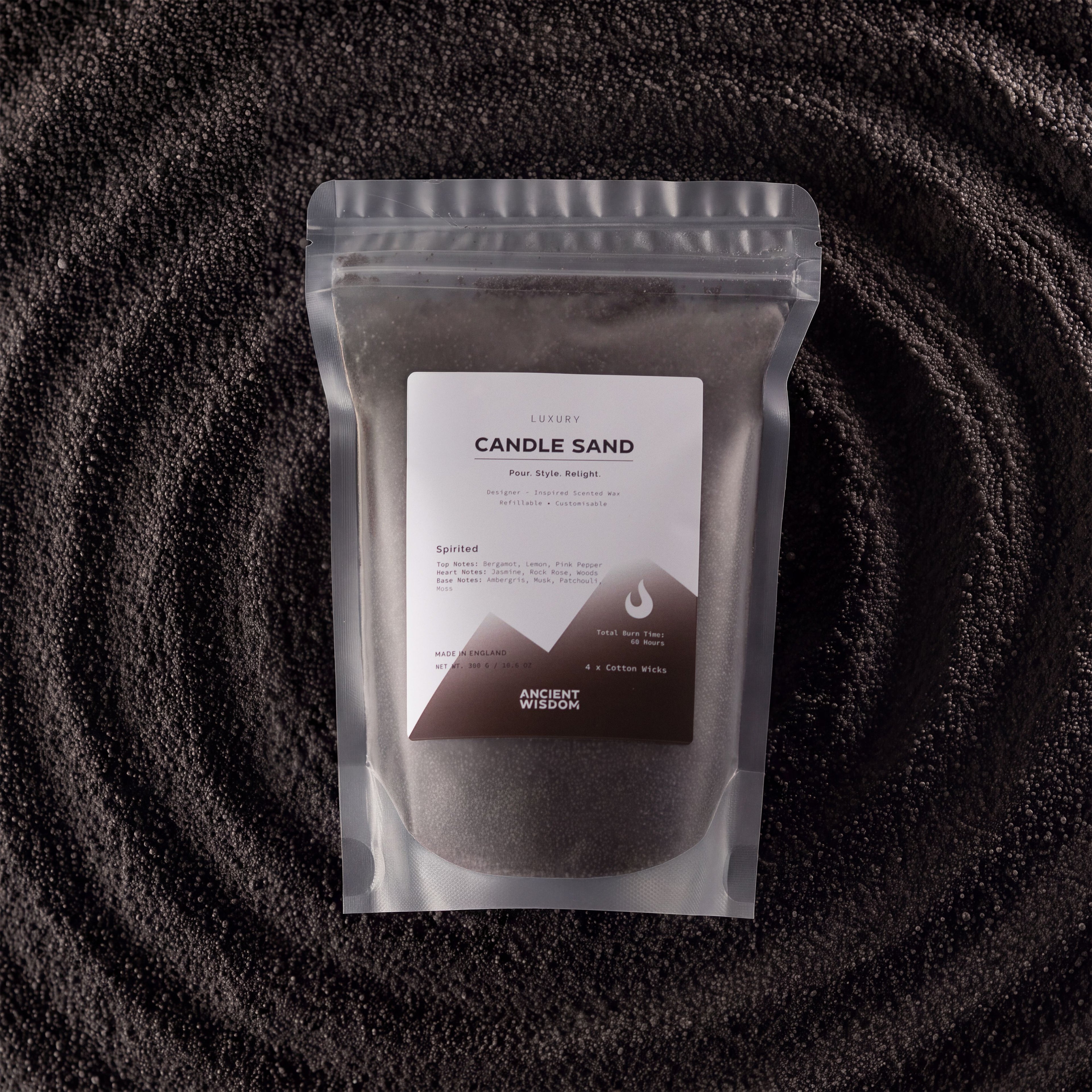 Candle Sand – Black Spirited