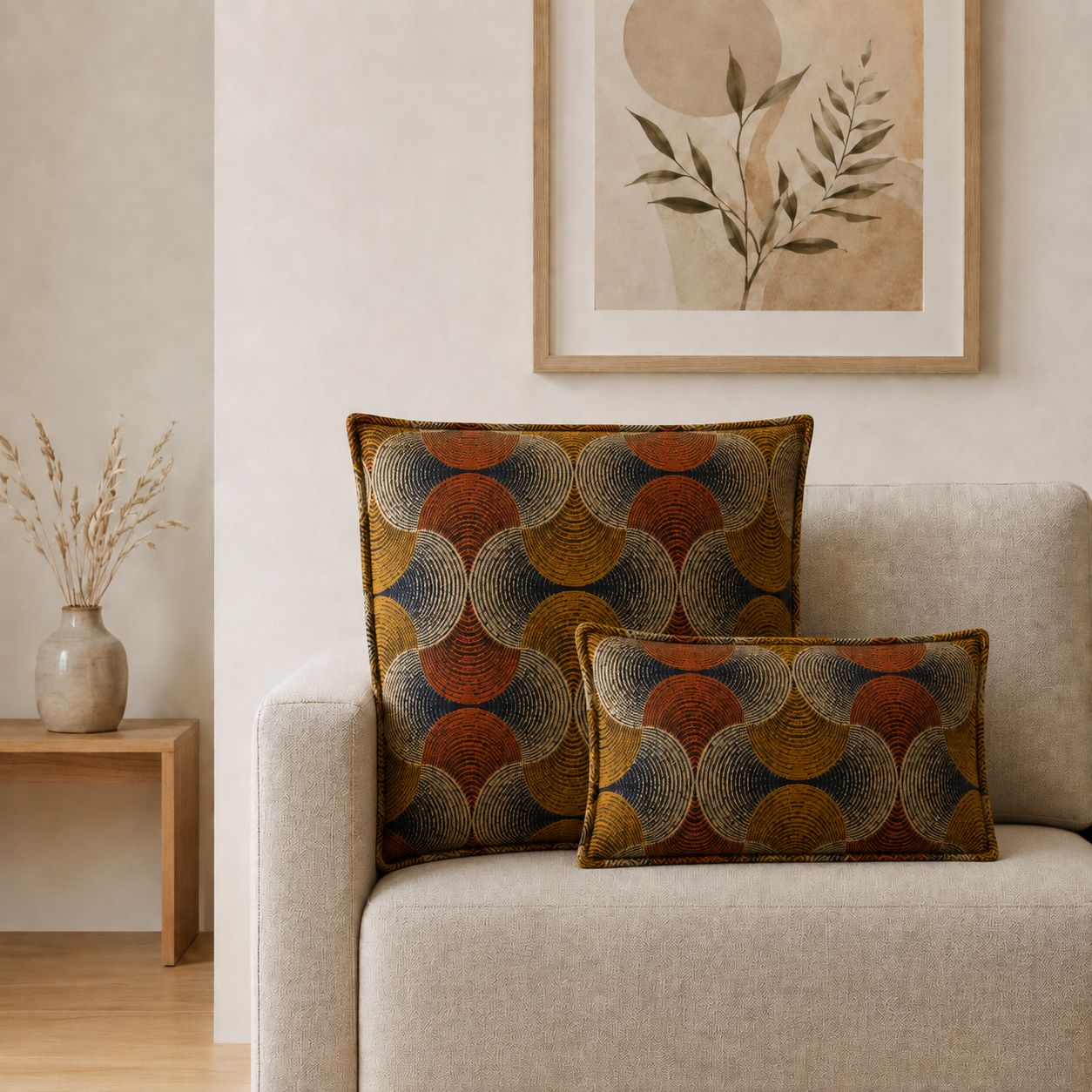Classic Cushion Cover - Urban Swirl - 30x50cm - Lumber Style