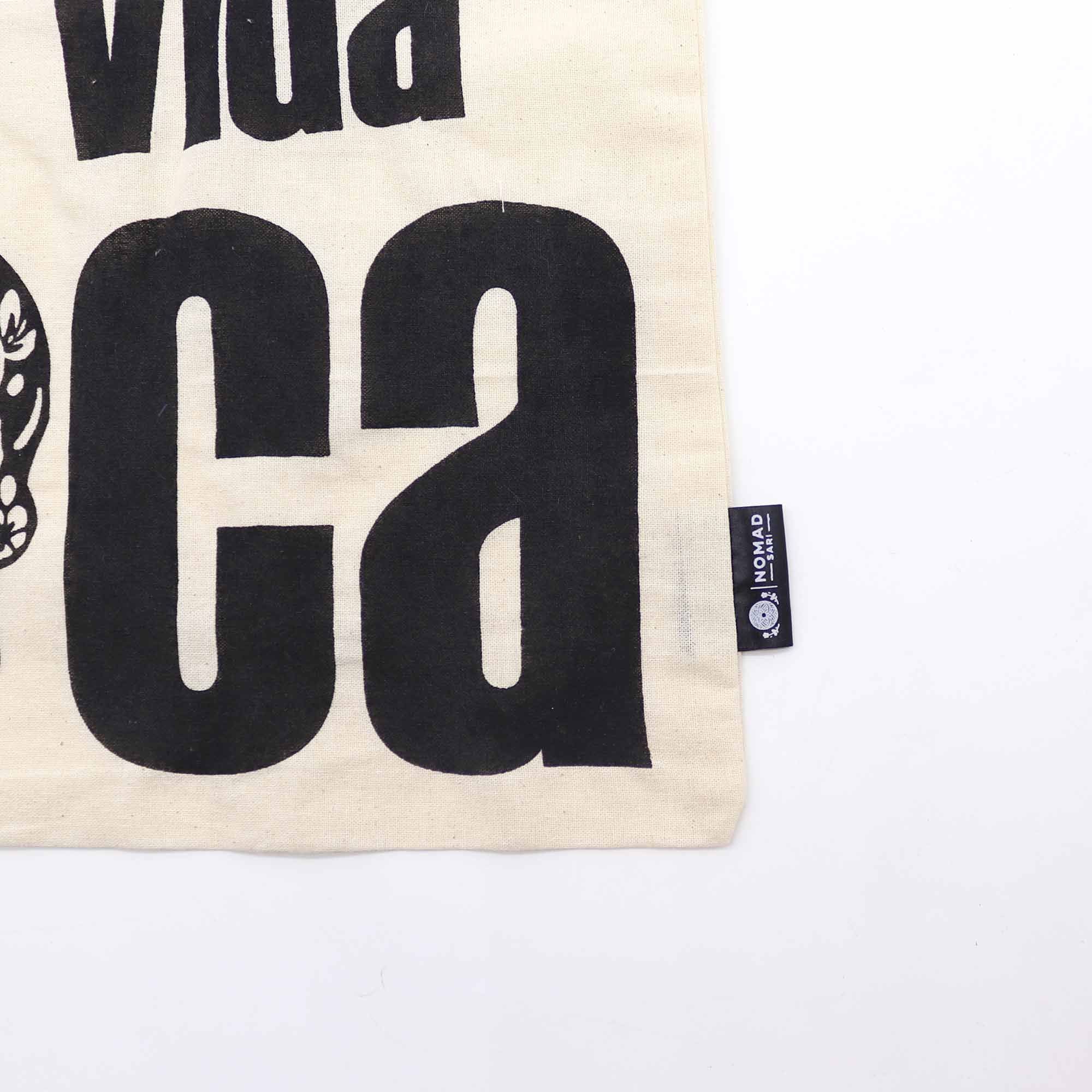 Nomad Sari Iconic Basic Tote Bag - Mi Vida Loca - Natural 4oz