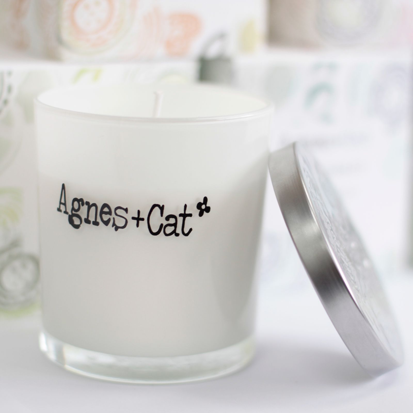 Agnes + Cat Votive Candle - Velvet Moon