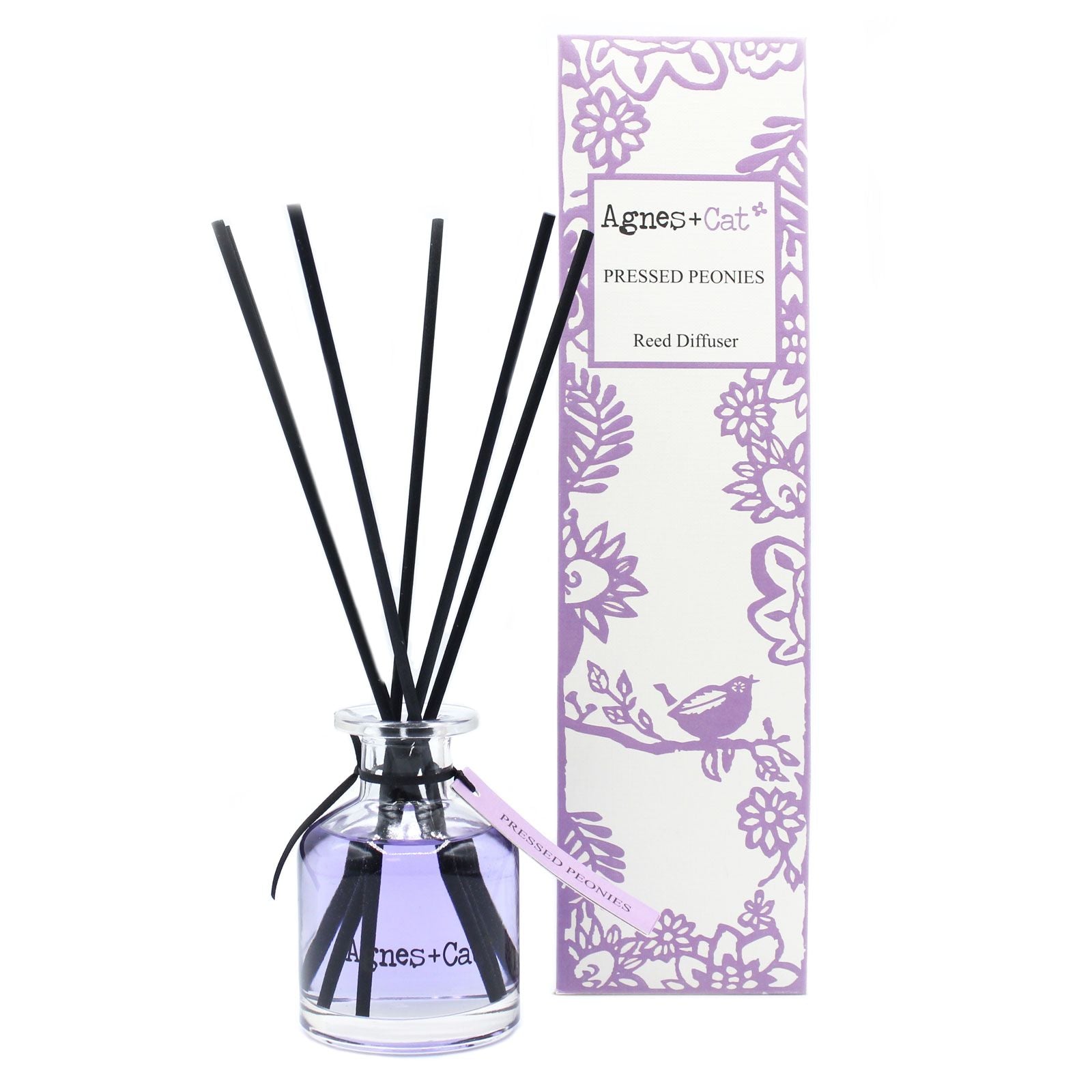 Agnes + Cat 140ml Reed Diffuser – Pressed Peonies