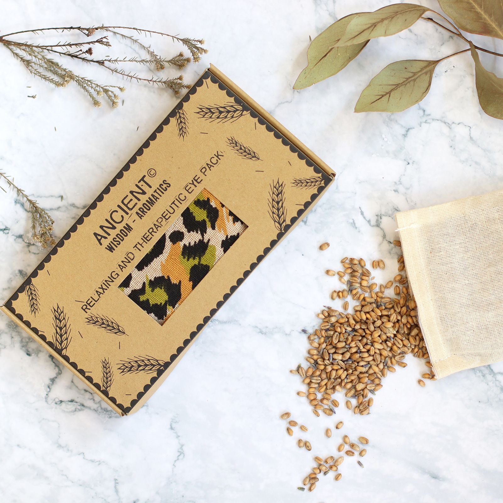 Ancient Wisdom Lavender Eye Pillow – Night Leopard