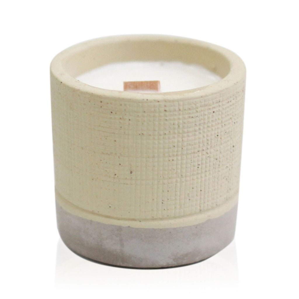 Concrete Wood Wick Candle – Coffee in the Club (Small)