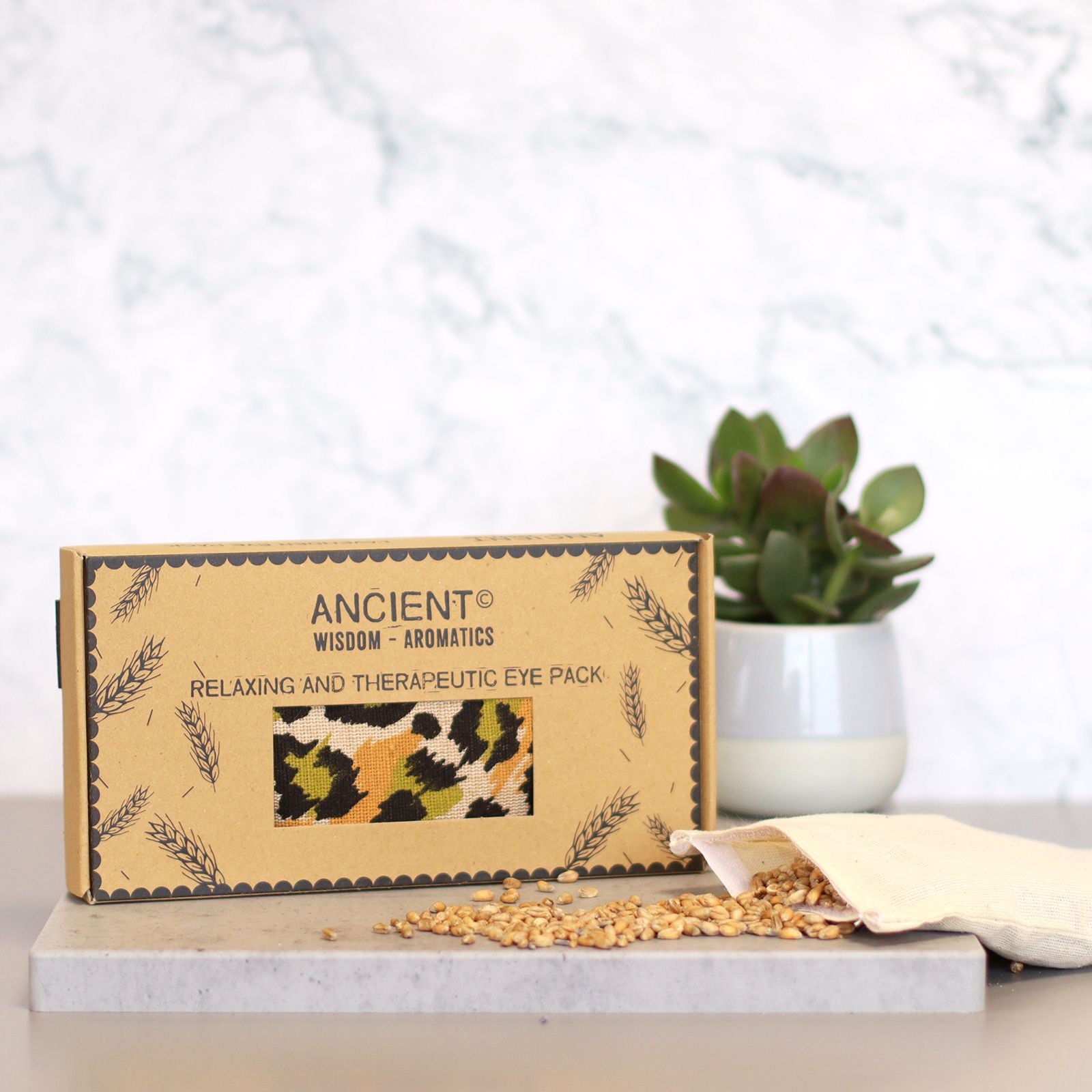 Ancient Wisdom Lavender Eye Pillow – Night Leopard