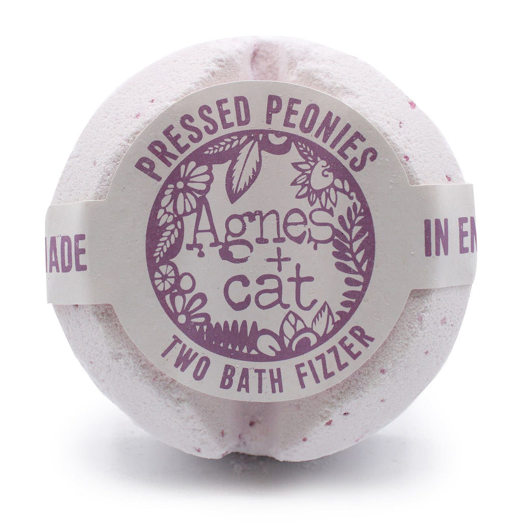 Agnes + Cat Bath Fizzer – Pressed Peonies