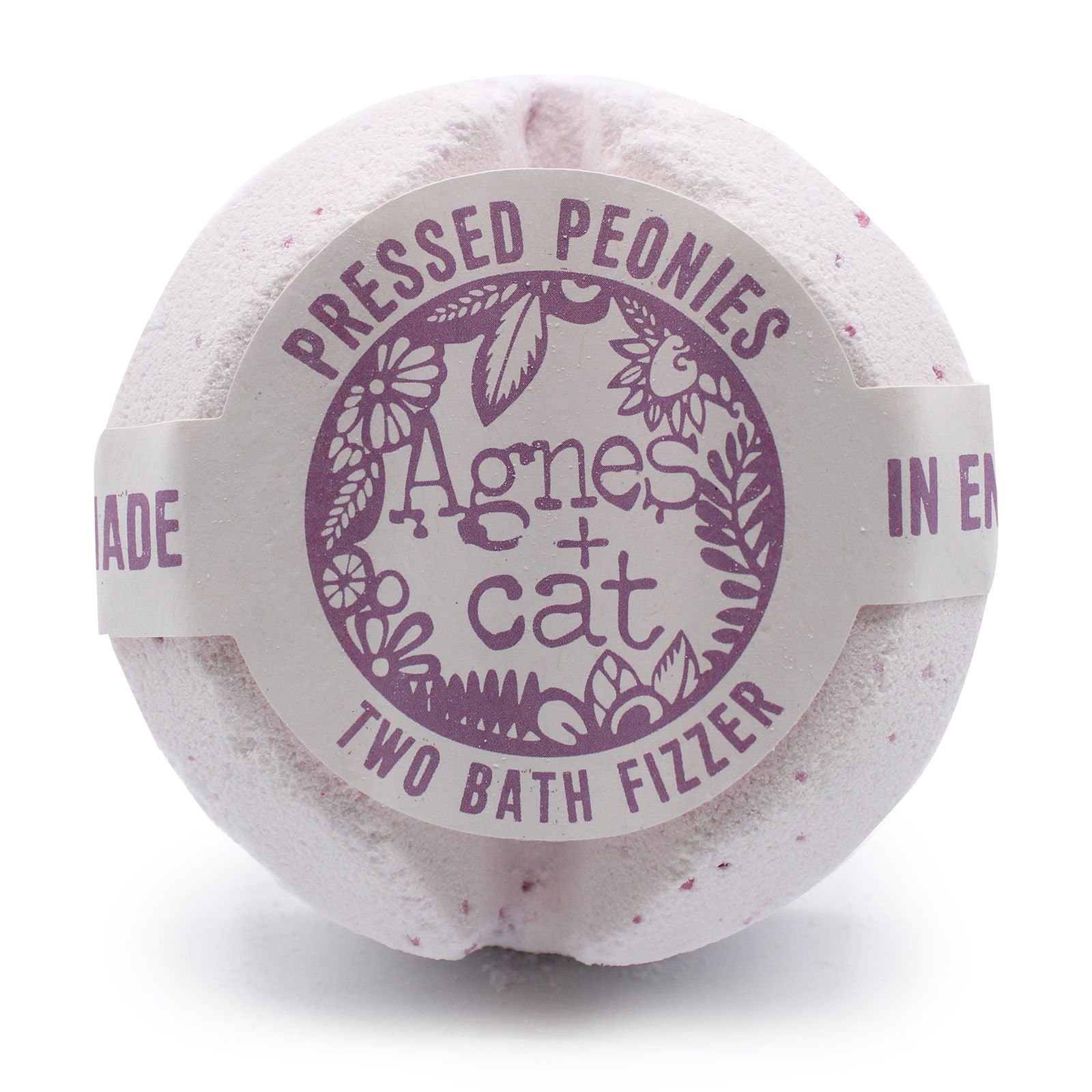 Agnes + Cat Bath Fizzer – Pressed Peonies