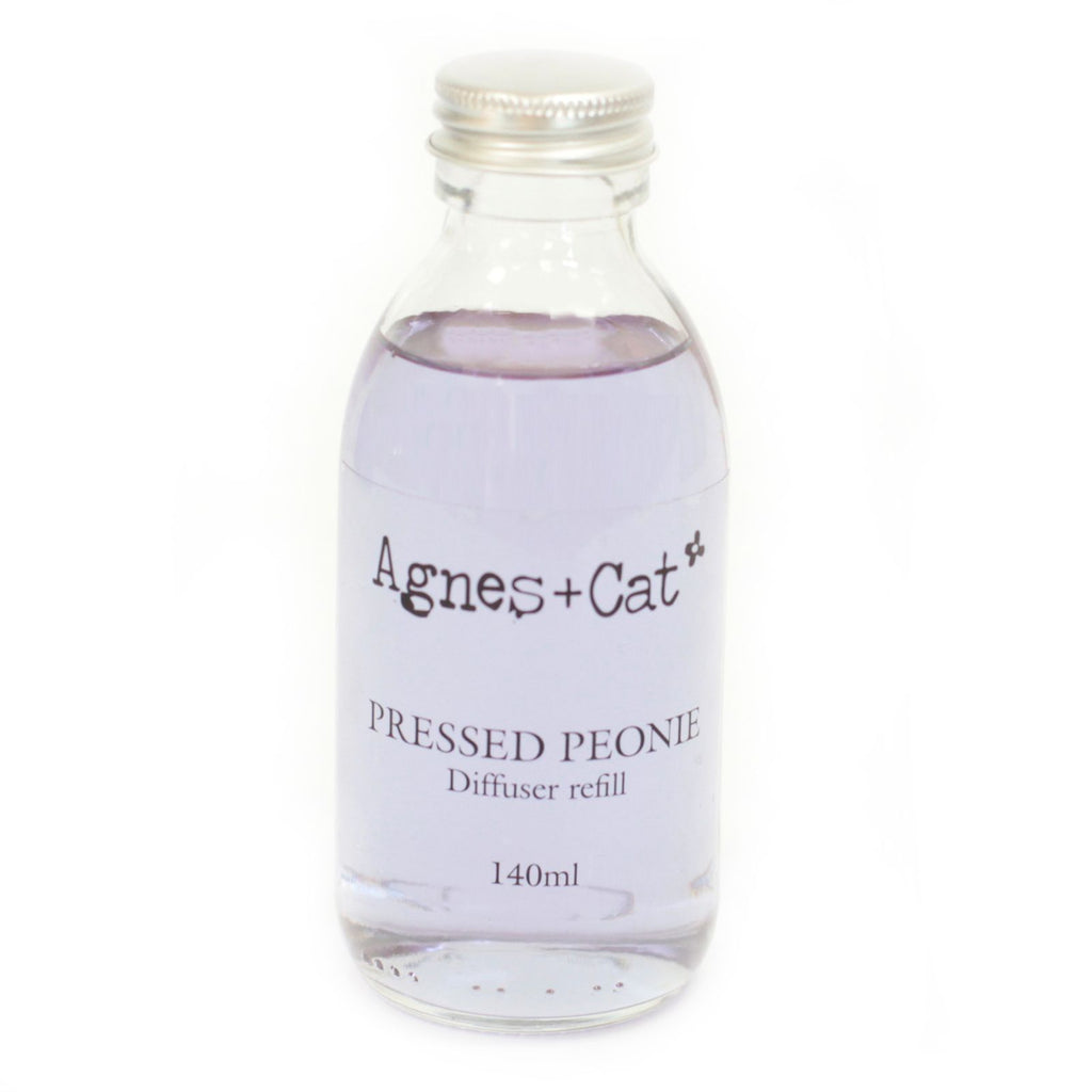 Agnes + Cat Reed Diffuser Refill - Pressed Peonies 140ml