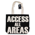 Nomad Sari Iconic Classic Tote Bag - Access All Areas - Black & Natural 10oz