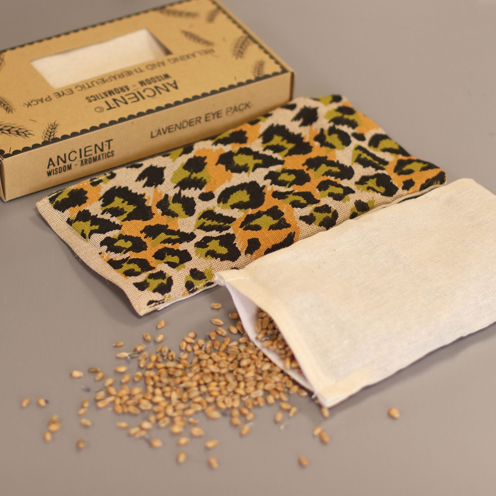 Ancient Wisdom Lavender Eye Pillow – Night Leopard