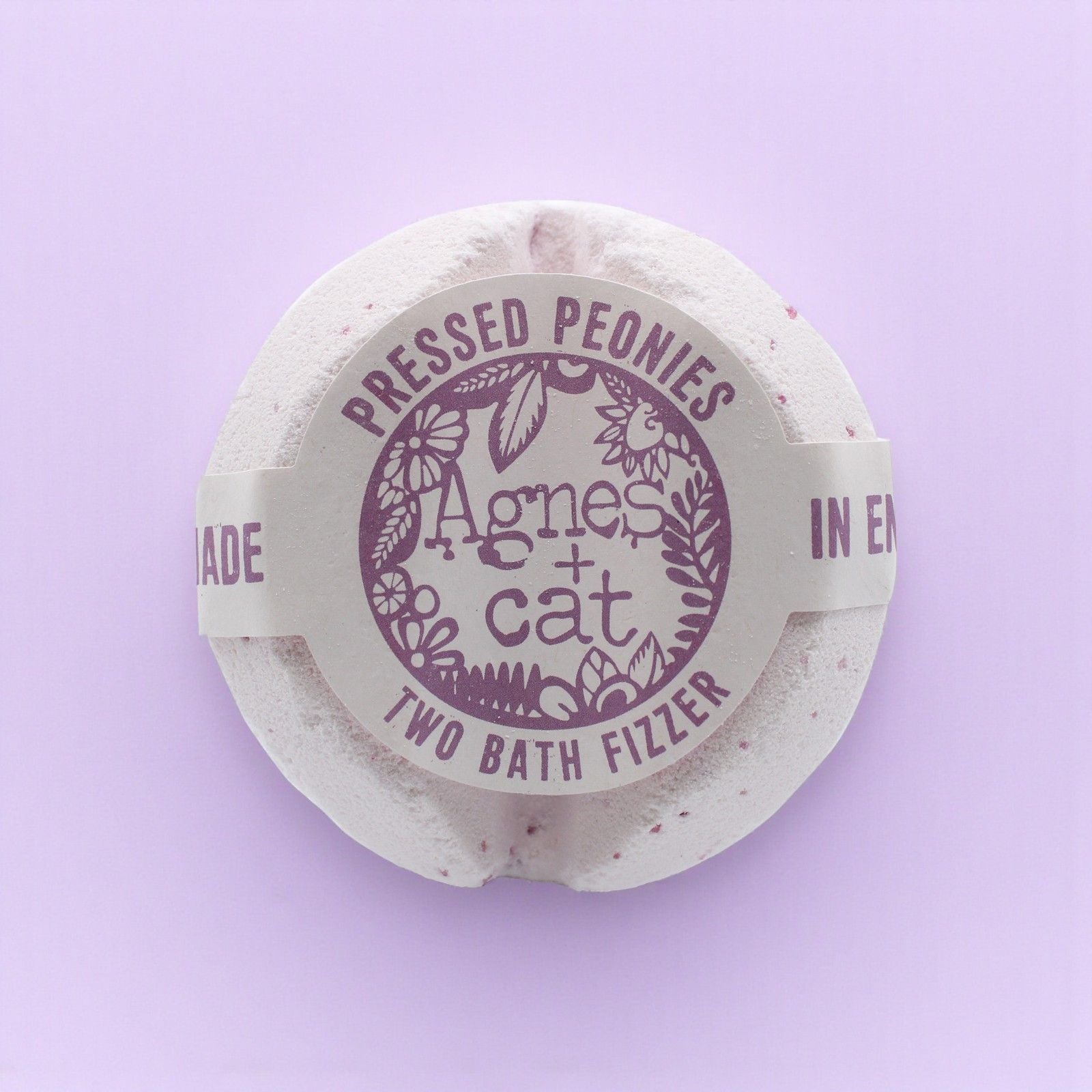 Agnes + Cat Bath Fizzer – Pressed Peonies