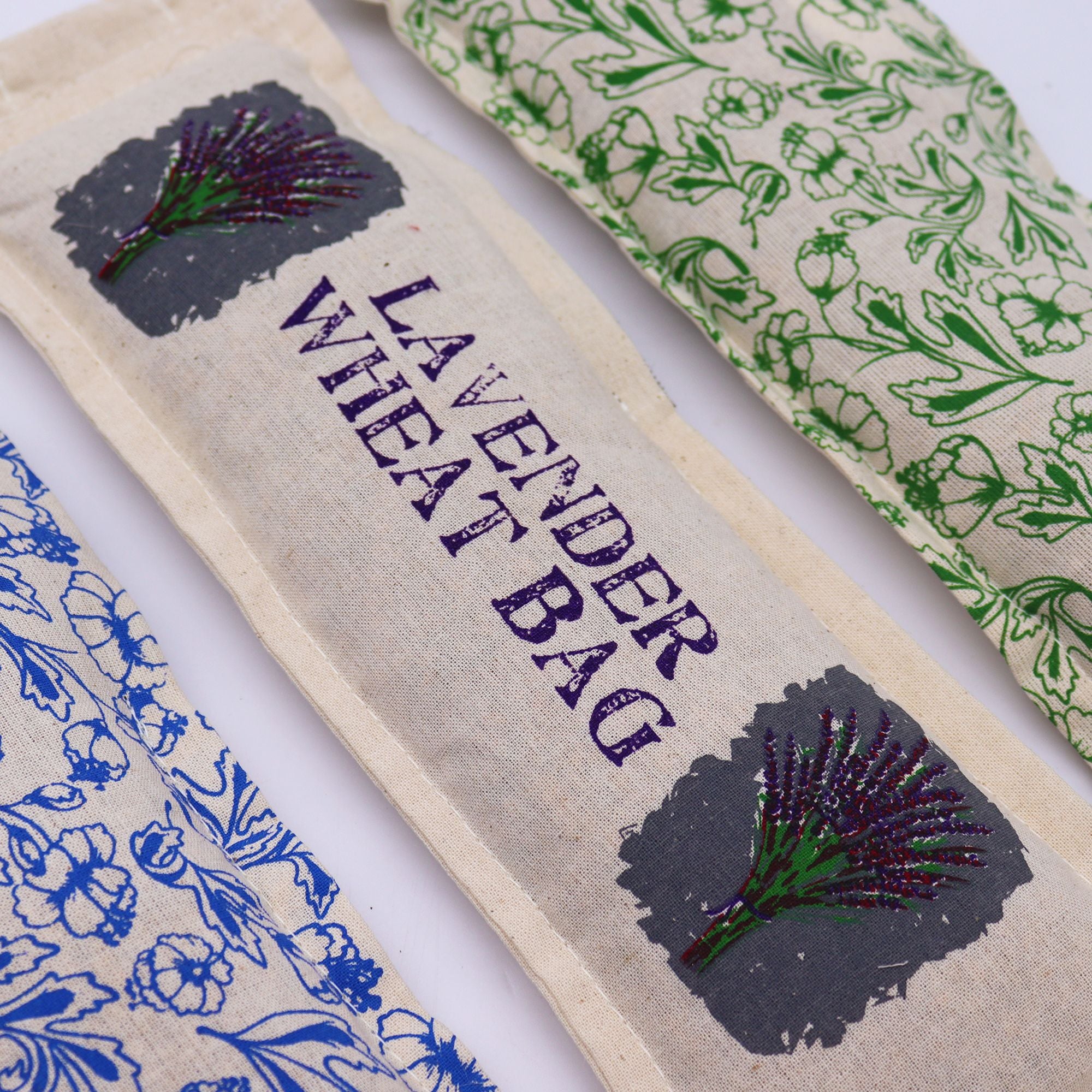 Natural Cotton Wheat Bags – Lavender