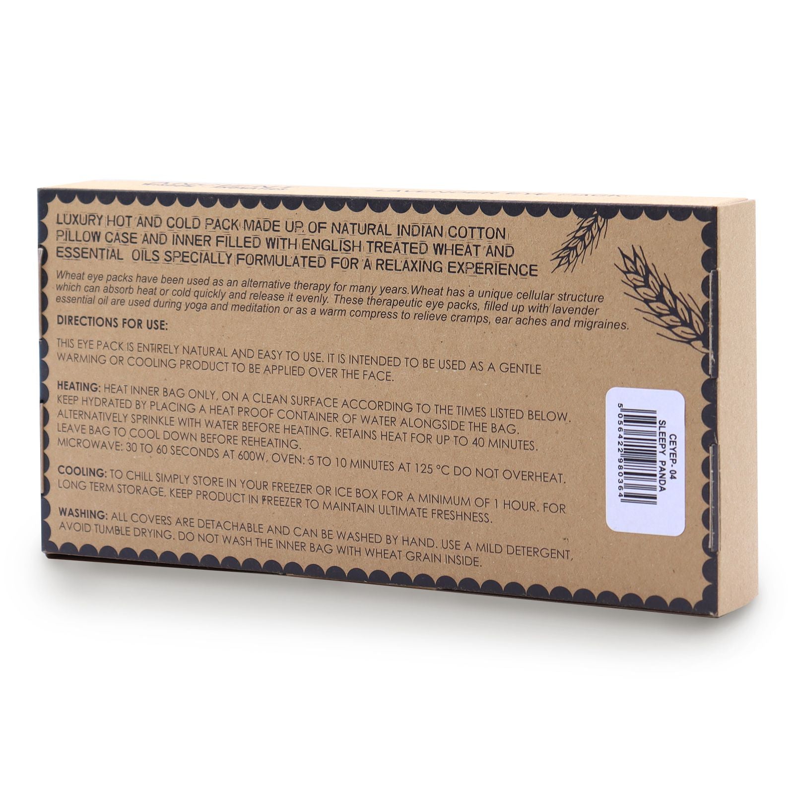 Ancient Wisdom Lavender Eye Pillow – Sleepy Panda