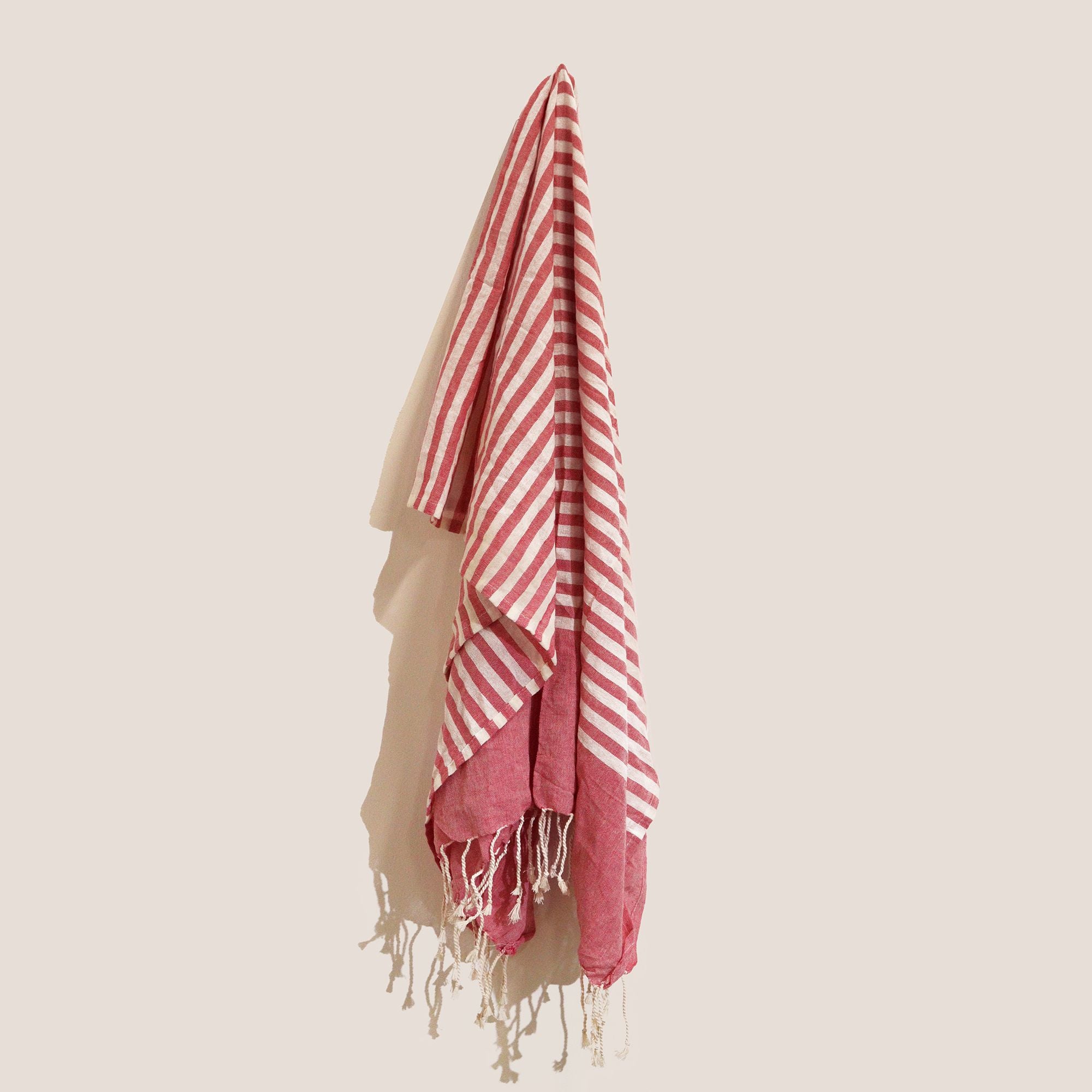 Cotton Pareo Throw - 100x180cm - Hot Pink