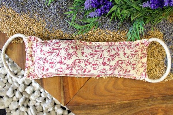 Natural Cotton Wheat Bags – Purple