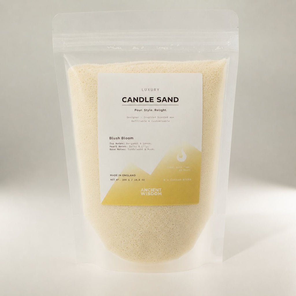 Candle Sand – Warm Honey Blush Bloom