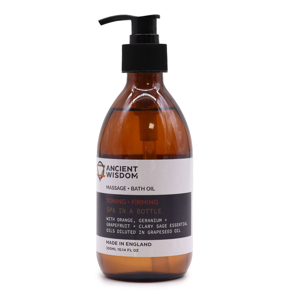 Ancient Wisdom Aromatherapy Massage & Bath Oil – Toning & Firming