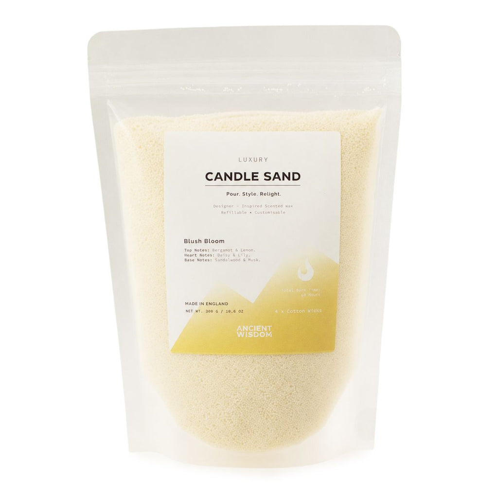 Candle Sand – Warm Honey Blush Bloom