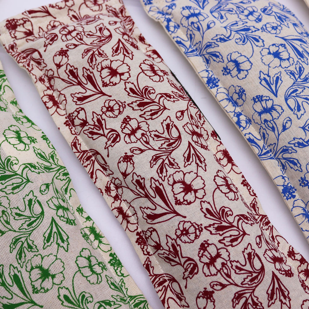 Natural Cotton Wheat Bags – Purple