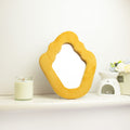 Soft Squiggly Mirror – Flame – Marigold (23x27.5x2.3cm)