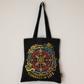 Nomad Sari Iconic Classic Tote Bag - Compass of Life - Black 6oz