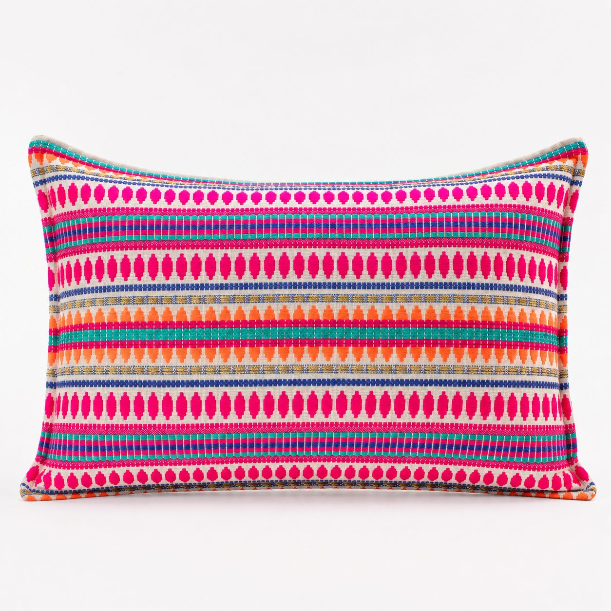 Classic Cushion Cover - Neon Stripes - 30x50cm - Lumber Style