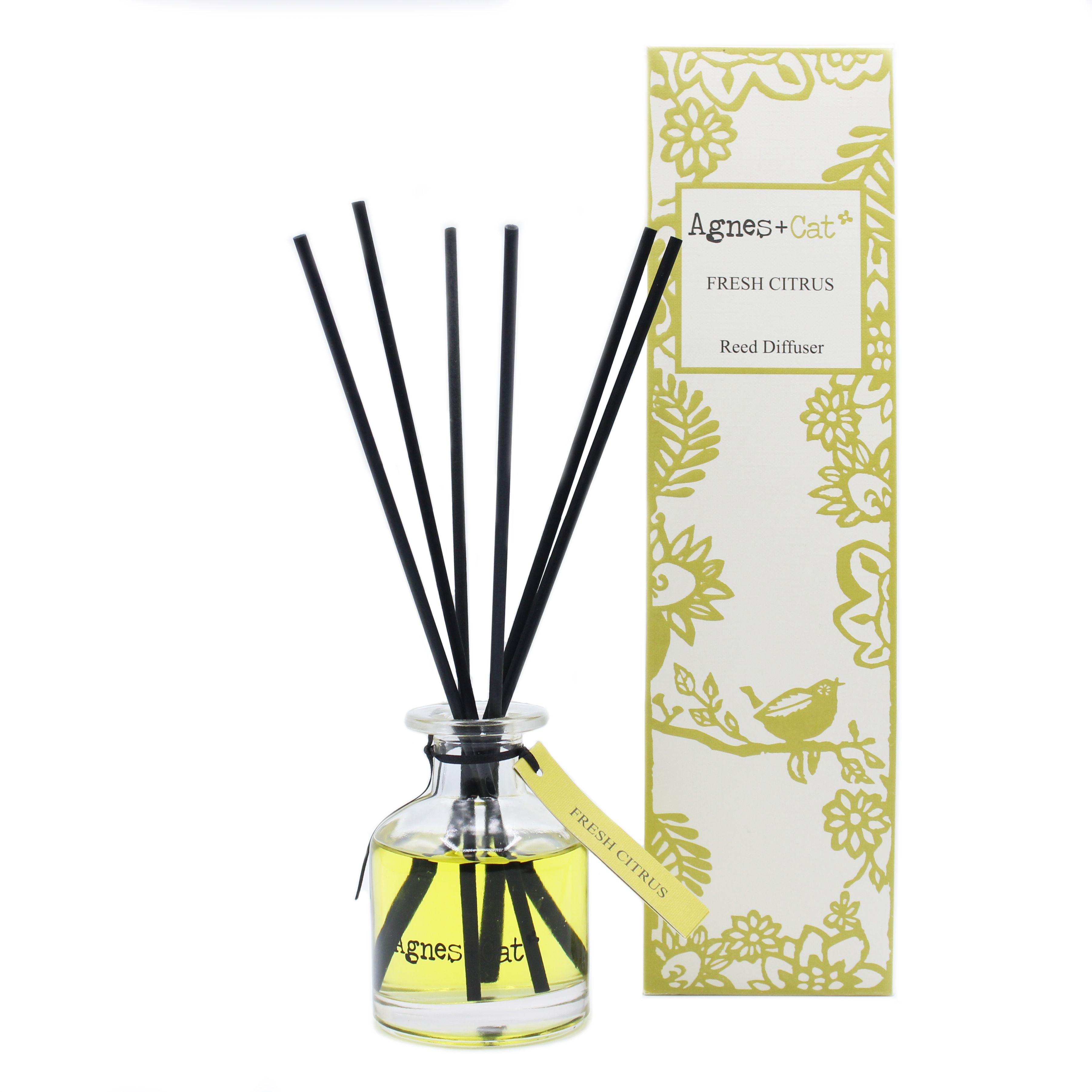 Agnes + Cat 140ml Reed Diffuser – Fresh Citrus