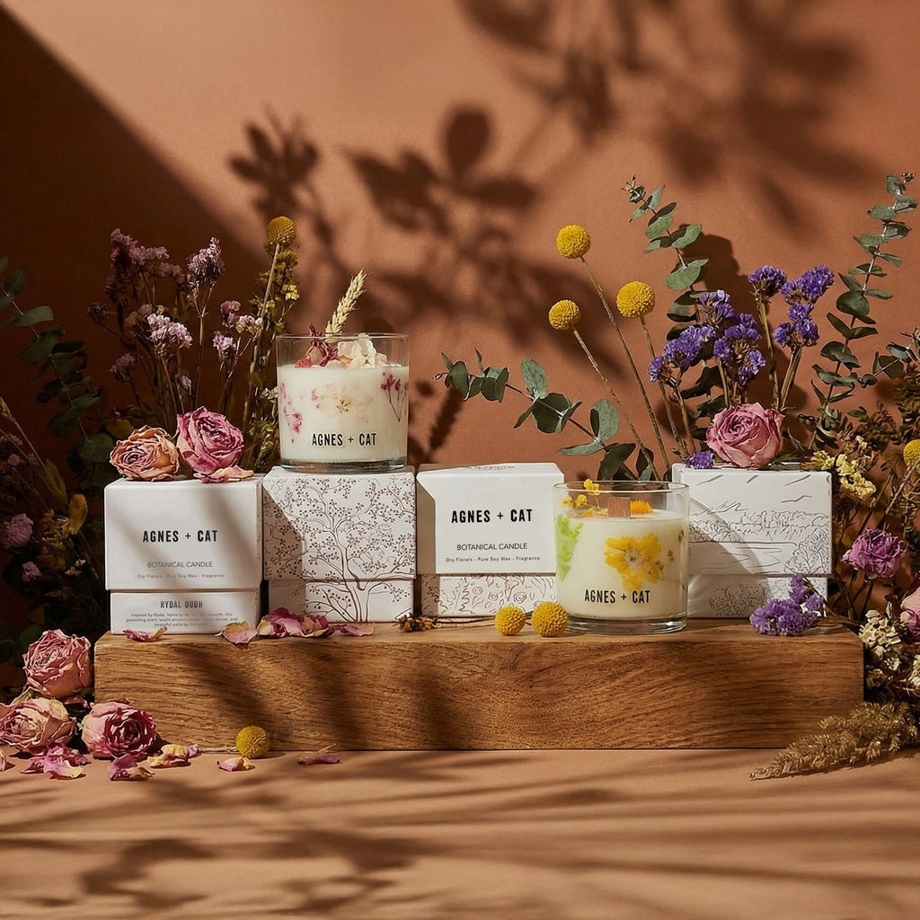 Agnes + Cat Botanical Soy Wax Candle - Sea Salt & Moss